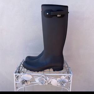 Hunter Original Tall Rain Boot in Grey / Slate